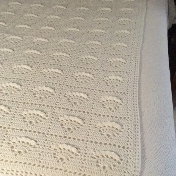 HAND MADE CROCHETED SOFA BLANKET